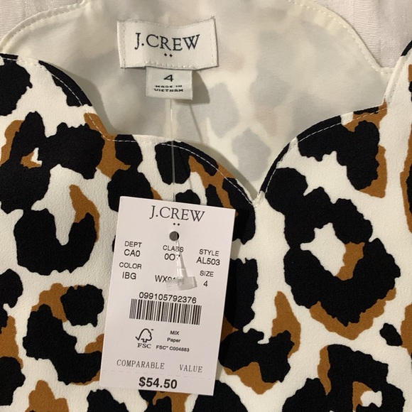 Animal print adjustable strap top - Picture 3 of 7